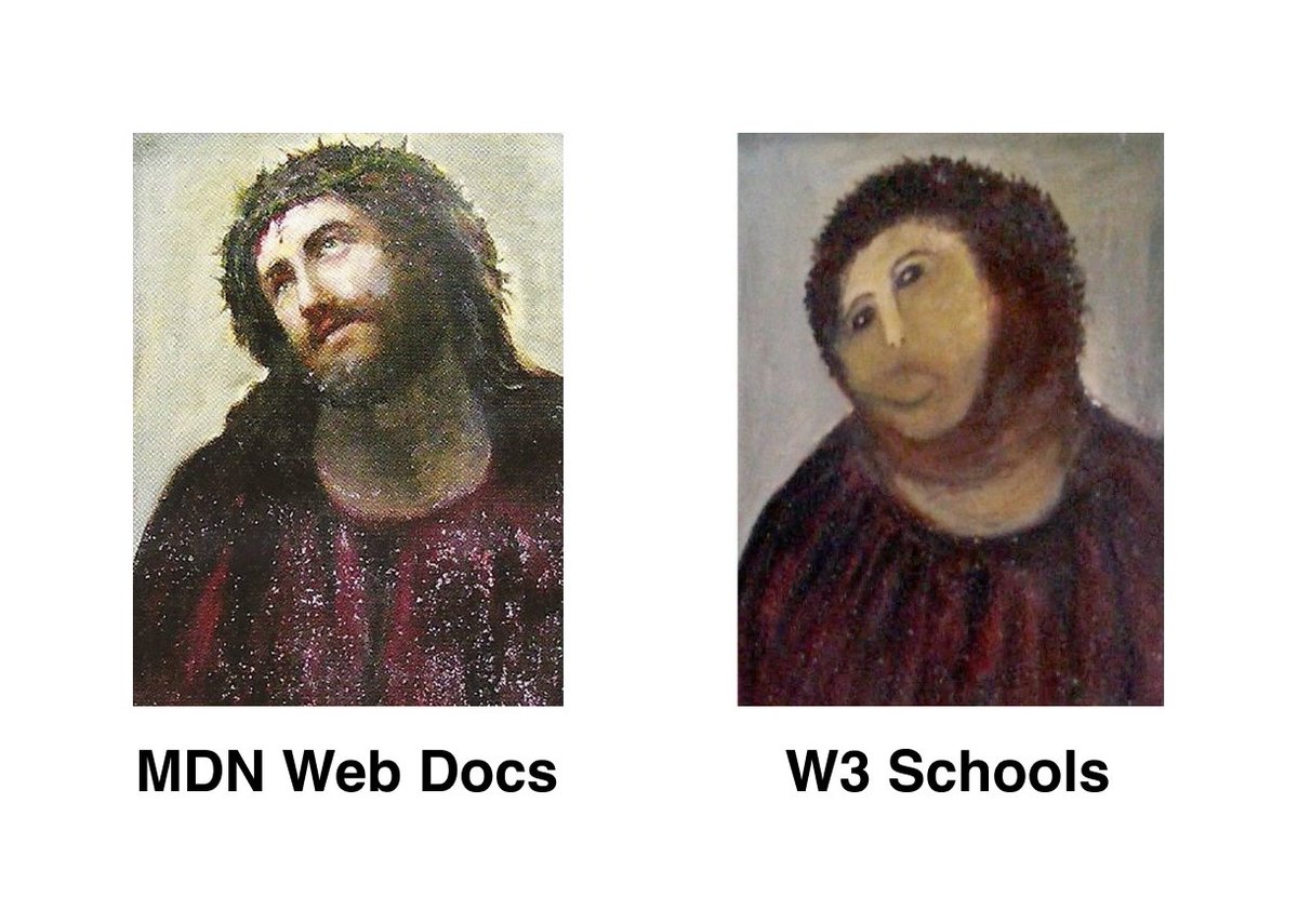 MDN vs w3Schools